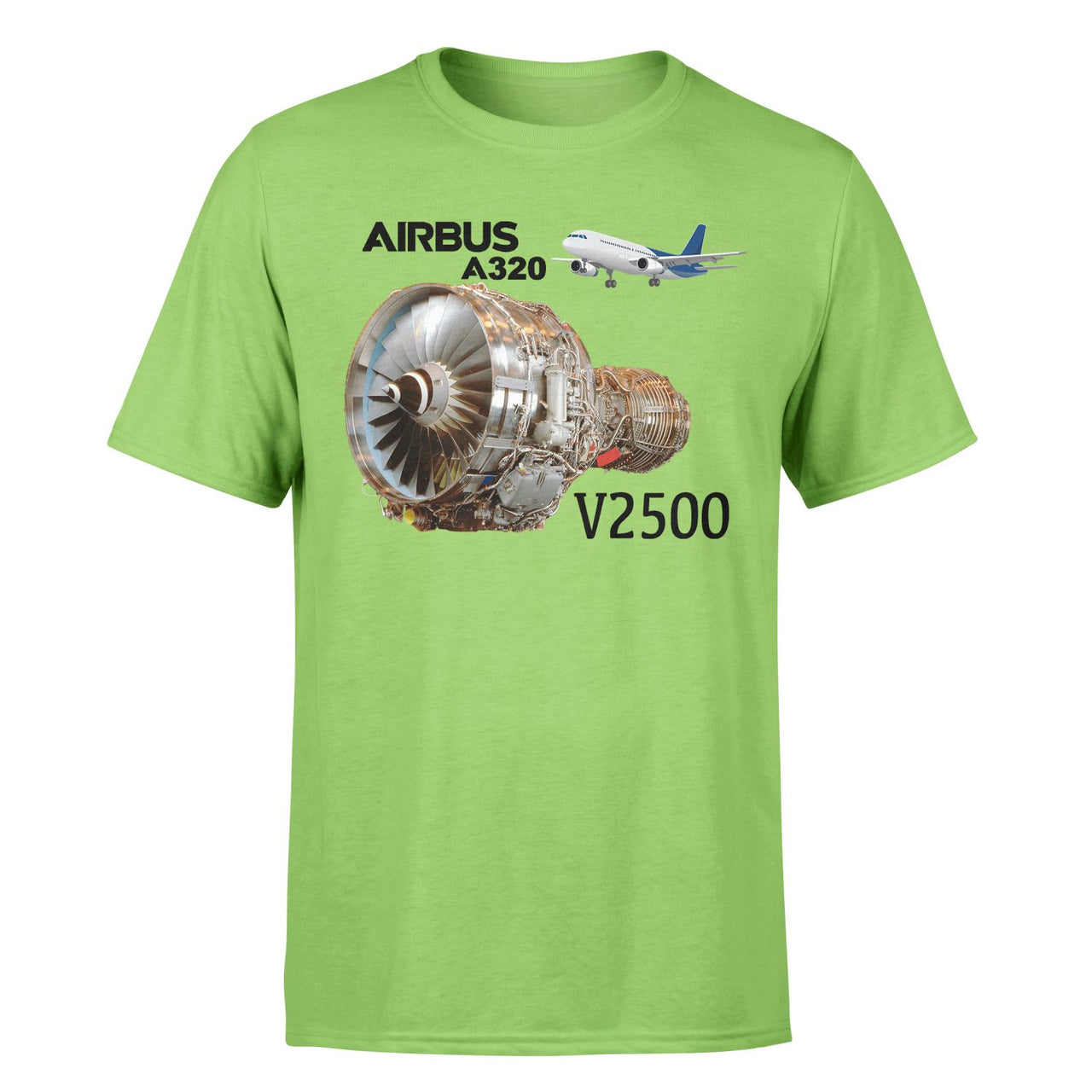 Airbus A320 & V2500 Engine Designed T-Shirts