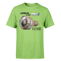 Thumbnail for Airbus A320 & V2500 Engine Designed T-Shirts