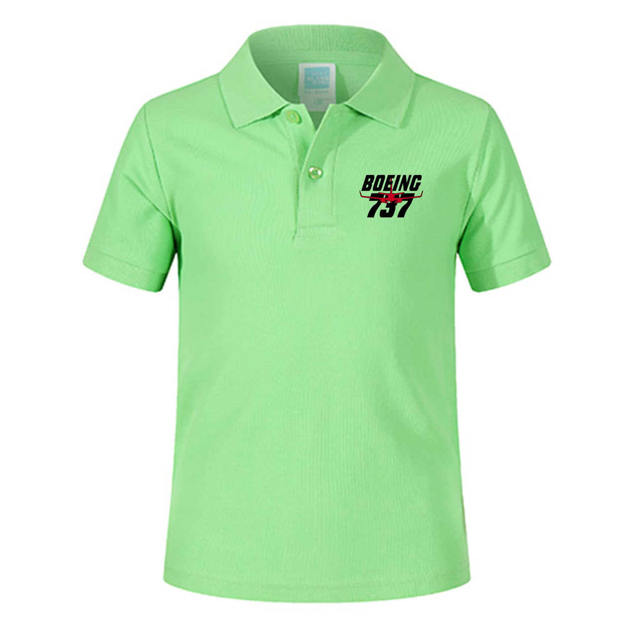 Amazing Boeing 737 Designed Children Polo T-Shirts