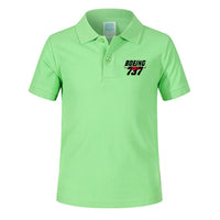 Thumbnail for Amazing Boeing 737 Designed Children Polo T-Shirts