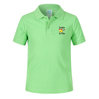 Thumbnail for Daddy's CoPilot (Helicopter) Designed Children Polo T-Shirts