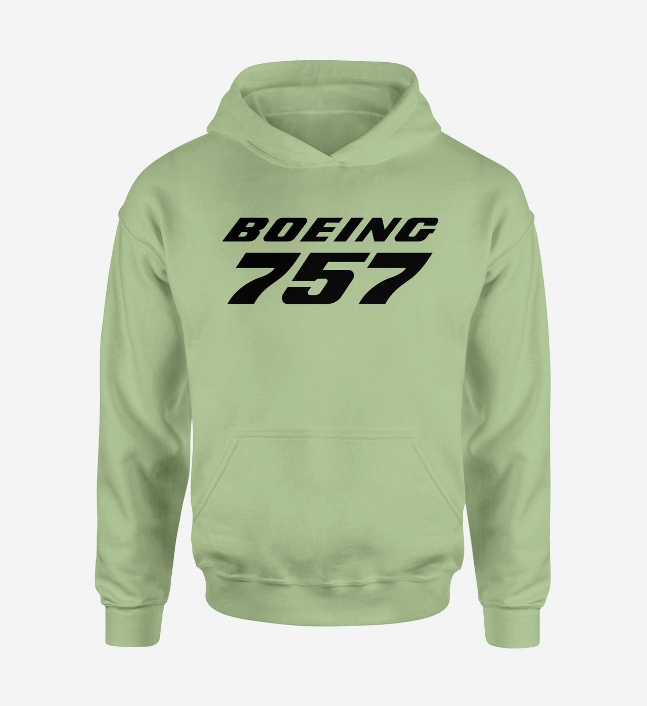 Boeing 757 & Text Designed Hoodies