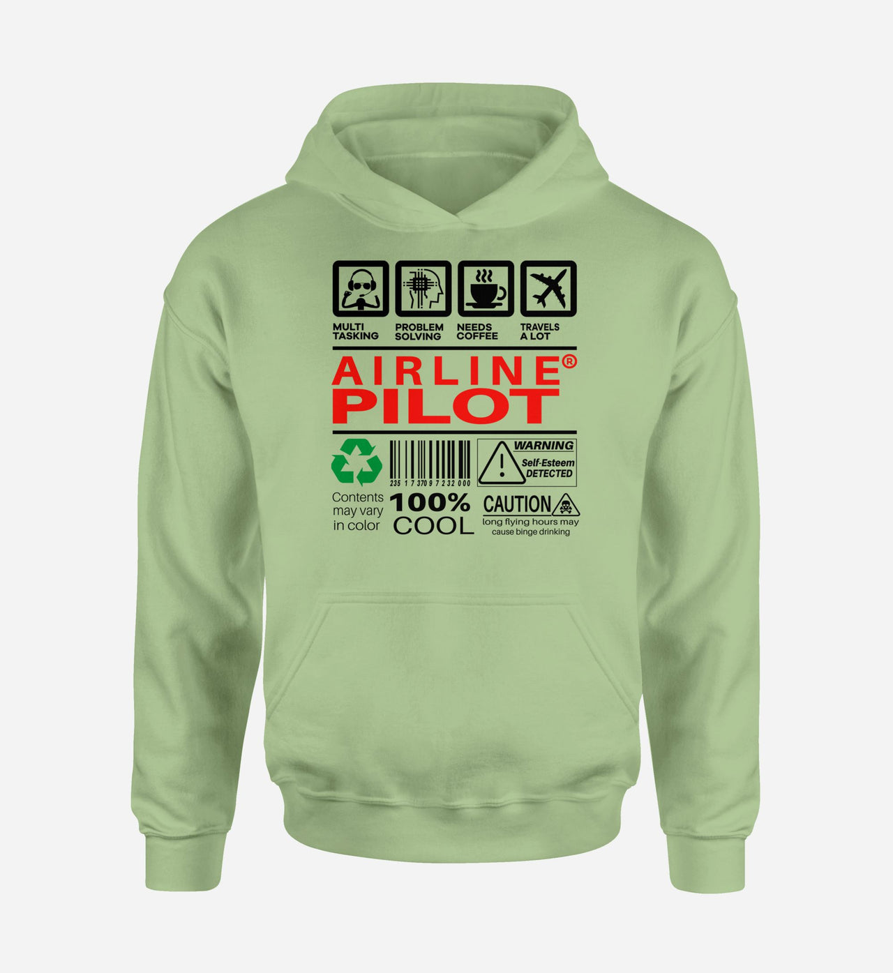 Airline Pilot Label Designed Hoodies