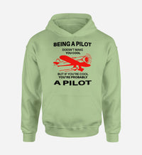 Thumbnail for If You're Cool You're Probably a Pilot Designed Hoodies