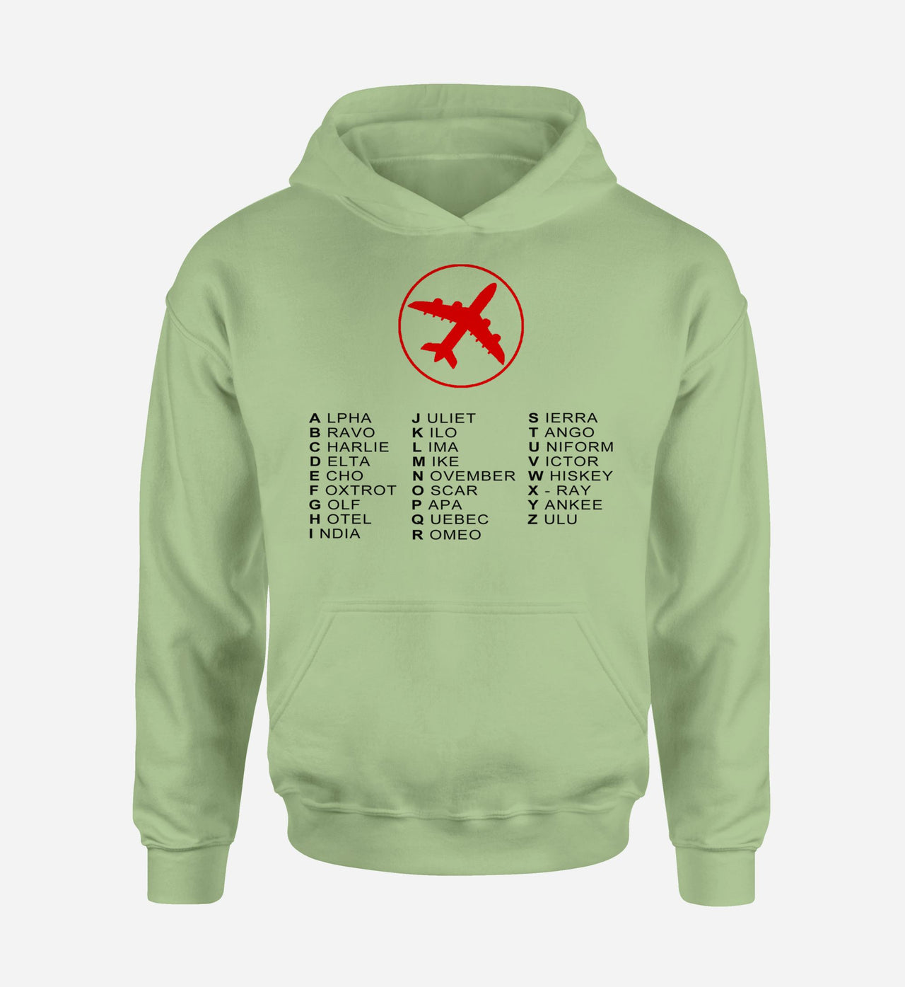 Aviation Alphabet 2 Designed Hoodies