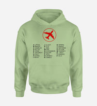 Thumbnail for Aviation Alphabet 2 Designed Hoodies