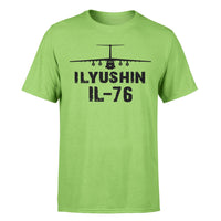 Thumbnail for ILyushin IL-76 & Plane Designed T-Shirts