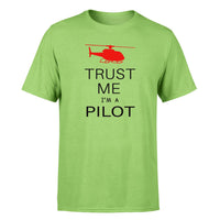 Thumbnail for Trust Me I'm a Pilot (Helicopter) Designed T-Shirts