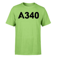 Thumbnail for A340 Flat Text Designed T-Shirts