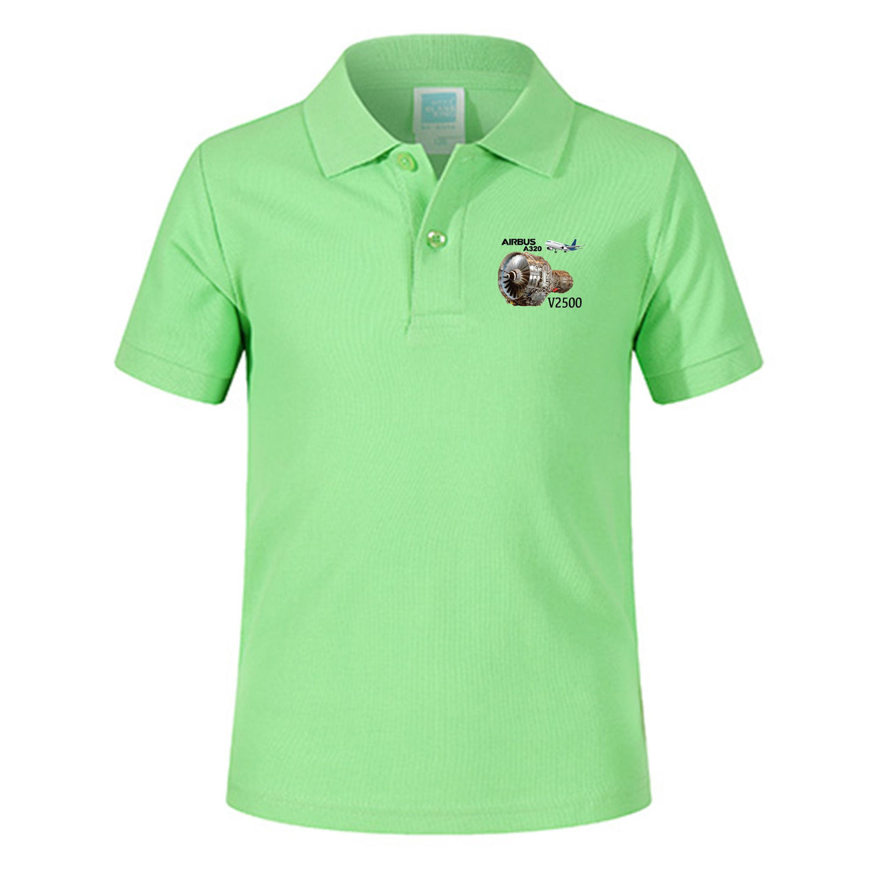 Airbus A320 & V2500 Engine Designed Children Polo T-Shirts
