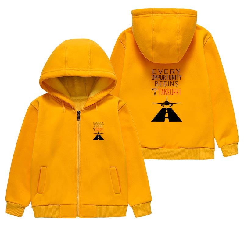 Every Opportunity Designed "CHILDREN" Zipped Hoodies