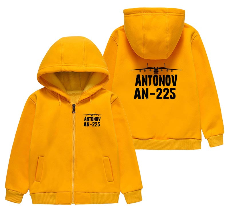 Antonov AN-225 & Plane Designed "CHILDREN" Zipped Hoodies