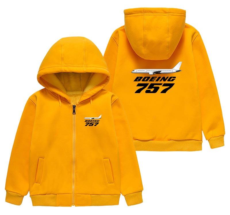 The Boeing 757 Designed "CHILDREN" Zipped Hoodies