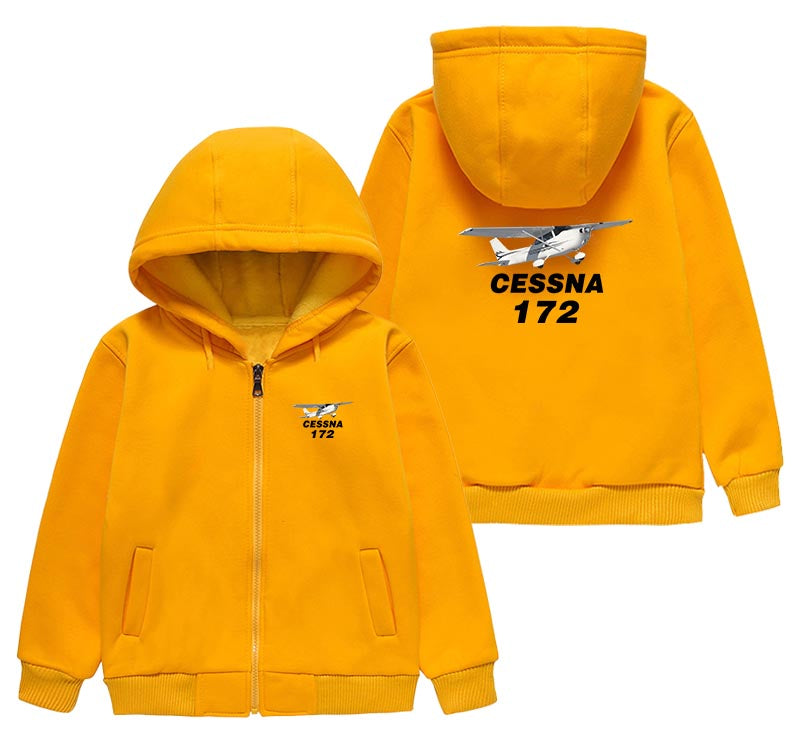The Cessna 172 Designed "CHILDREN" Zipped Hoodies
