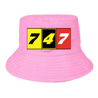 Thumbnail for Flat Colourful 747 Designed Summer & Stylish Hats