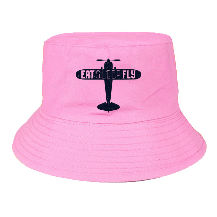 Eat Sleep Fly & Propeller Designed Summer & Stylish Hats