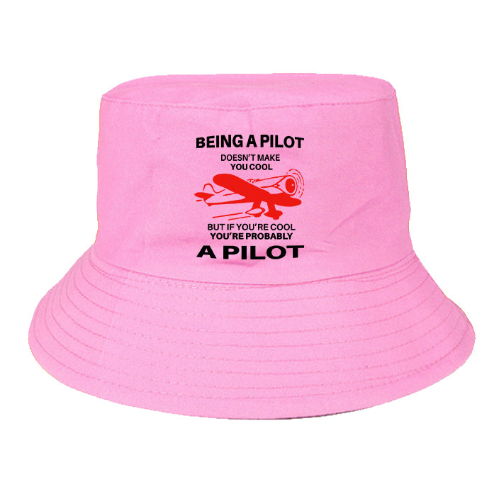 If You're Cool You're Probably a Pilot Designed Summer & Stylish Hats