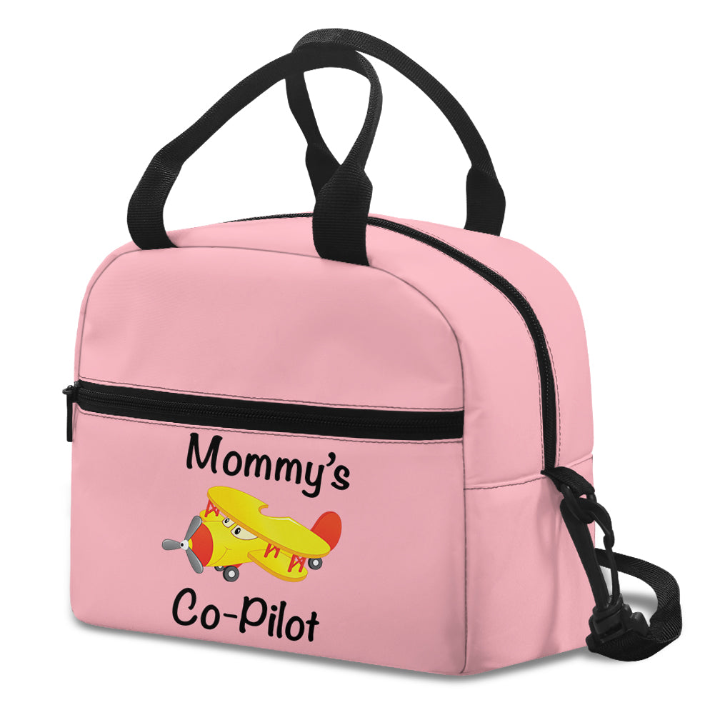 Mommy's Co-Pilot (Propeller2) Designed Lunch Bags