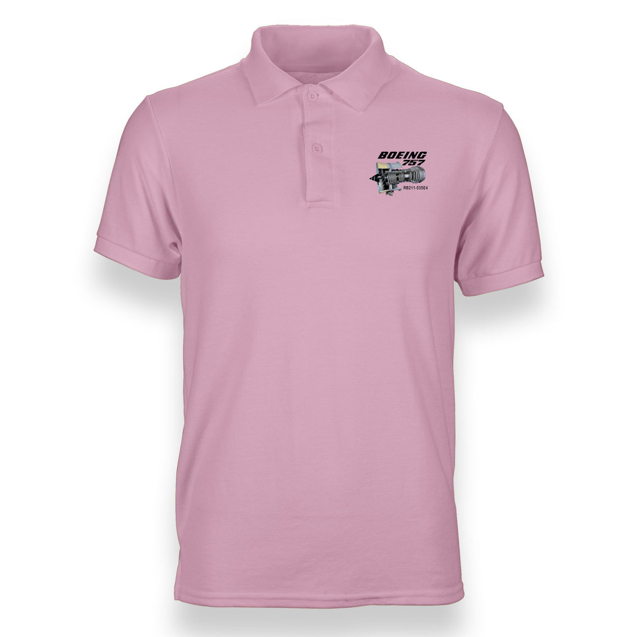 Boeing 757 & Rolls Royce Engine (RB211) Designed "WOMEN" Polo T-Shirts