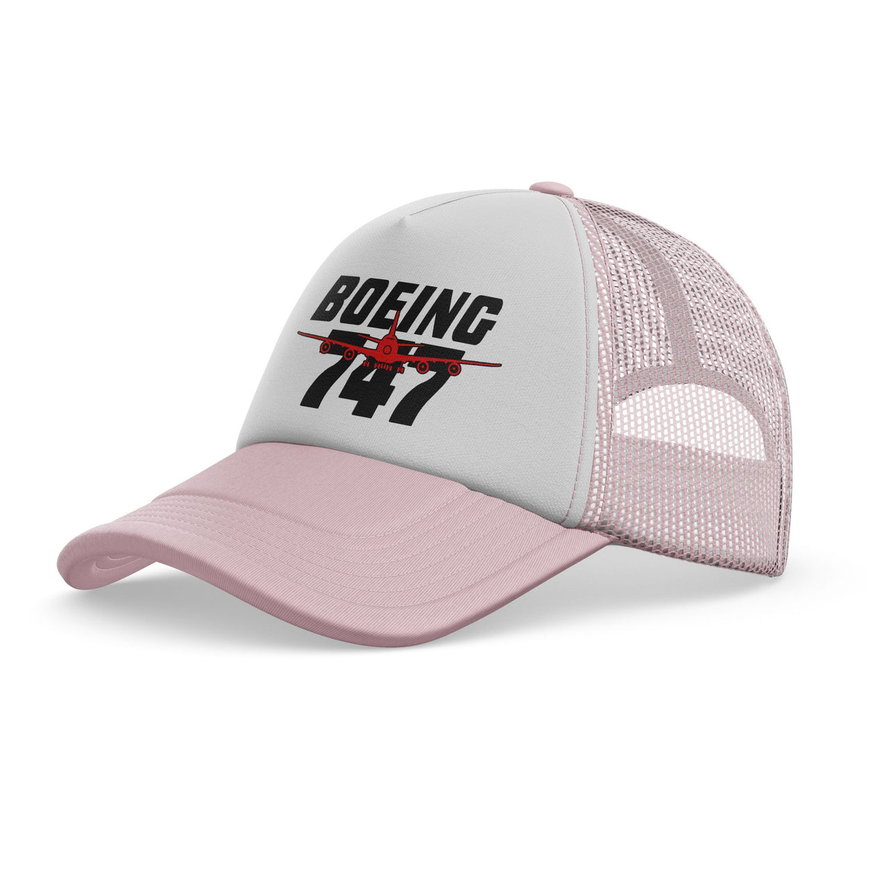 Amazing Boeing 747 Designed Trucker Caps & Hats