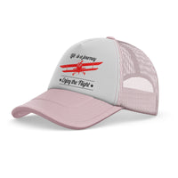 Thumbnail for Life is a journey Enjoy the Flight Designed Trucker Caps & Hats