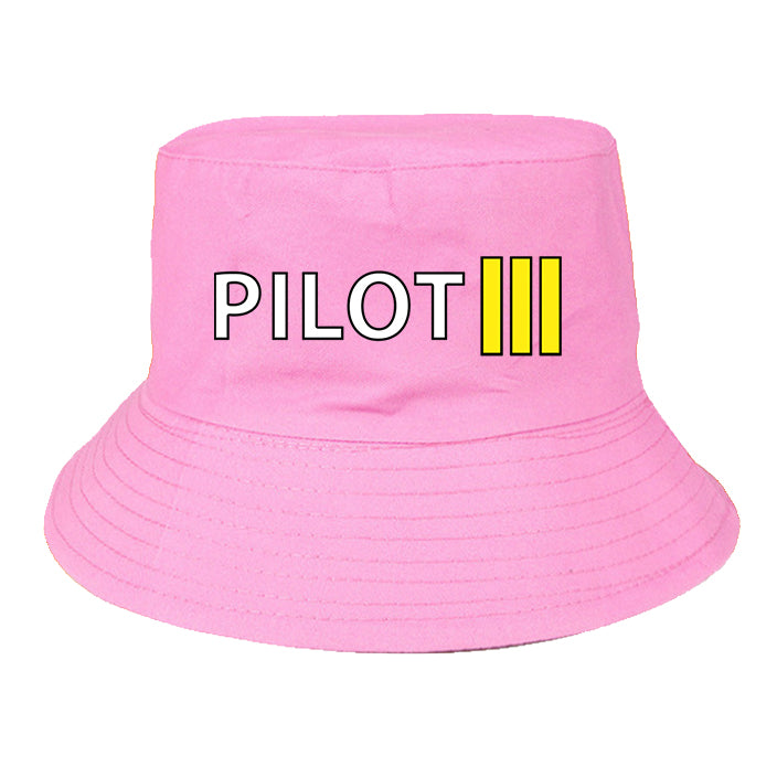 Pilot & Stripes (3 Lines) Designed Summer & Stylish Hats