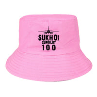 Thumbnail for Sukhoi Superjet 100 & Plane Designed Summer & Stylish Hats