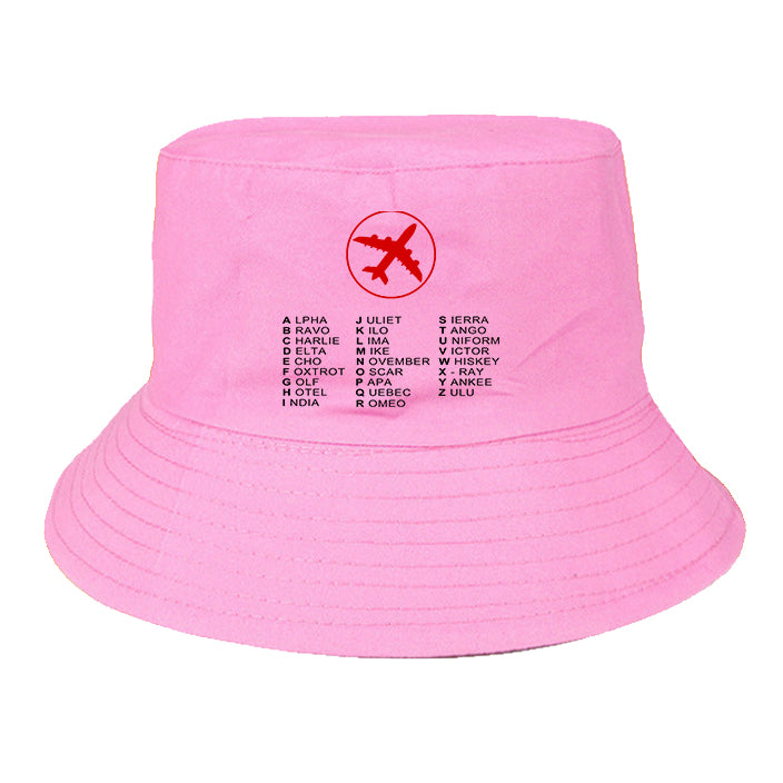 Aviation Alphabet 2 Designed Summer & Stylish Hats