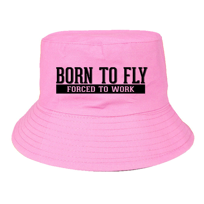 Born To Fly Forced To Work Designed Summer & Stylish Hats