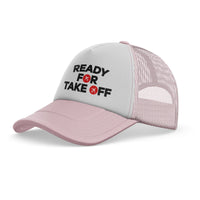 Thumbnail for Ready For Takeoff Designed Trucker Caps & Hats