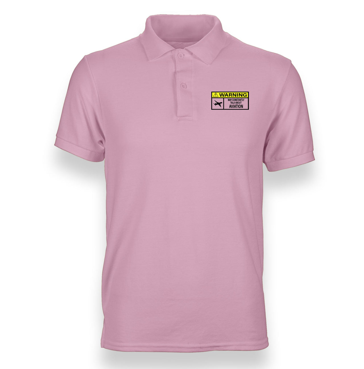 Warning May Constantly Talk About Aviation Designed "WOMEN" Polo T-Shirts