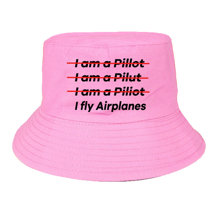 I Fly Airplanes Designed Summer & Stylish Hats