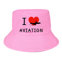 Thumbnail for I Love Aviation Designed Summer & Stylish Hats