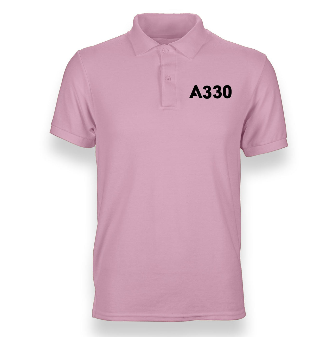 A330 Flat Text Designed "WOMEN" Polo T-Shirts