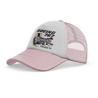 Thumbnail for Boeing 767 Engine (PW4000-94) Designed Trucker Caps & Hats