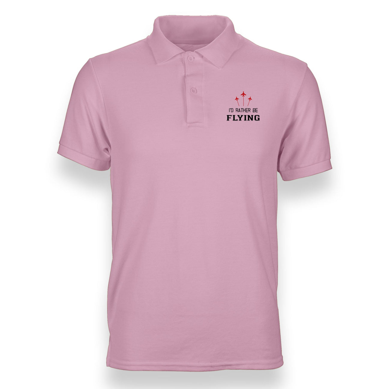 I'D Rather Be Flying Designed "WOMEN" Polo T-Shirts
