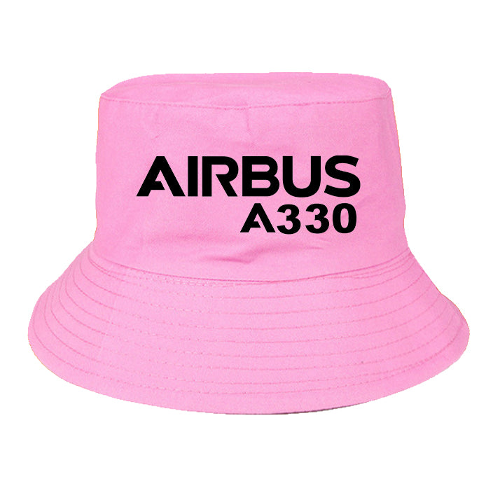 Airbus A330 & Text Designed Summer & Stylish Hats