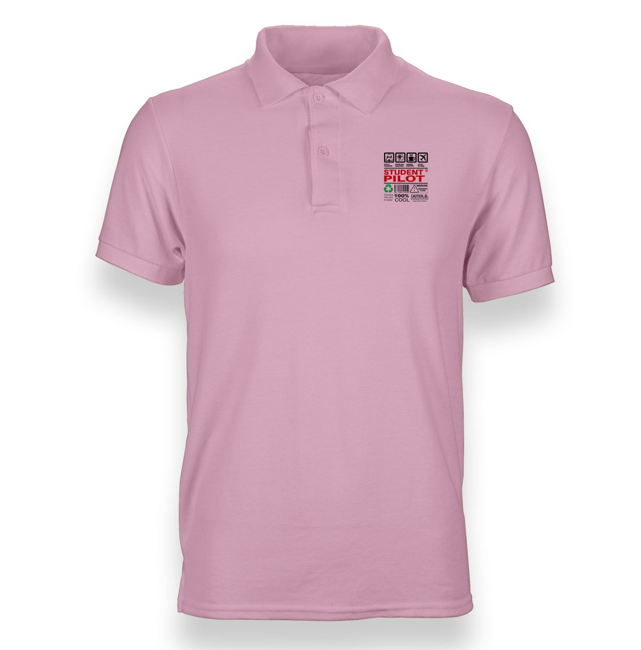 Student Pilot Label Designed "WOMEN" Polo T-Shirts