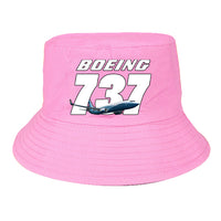Thumbnail for Super Boeing 737+Text Designed Summer & Stylish Hats
