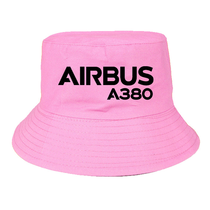 Airbus A380 & Text Designed Summer & Stylish Hats
