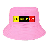 Thumbnail for Eat Sleep Fly (Colourful) Designed Summer & Stylish Hats