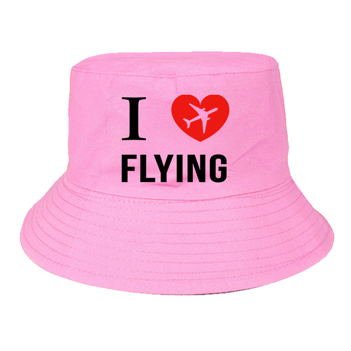 I Love Flying Designed Summer & Stylish Hats