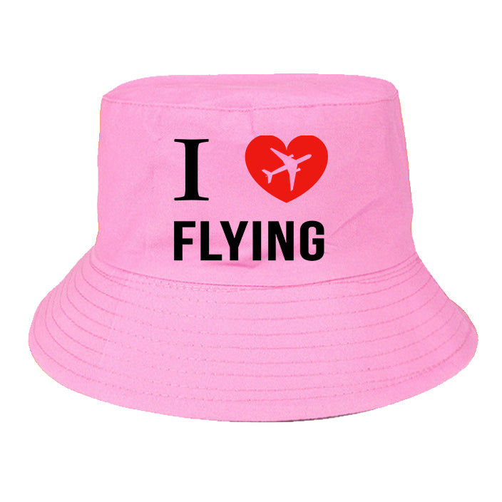 I Love Flying Designed Summer & Stylish Hats