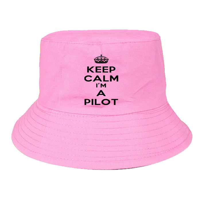Keep Calm I'm a Pilot Designed Summer & Stylish Hats