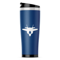 Thumbnail for Fighter Jet 35 Silhouette Designed Stainless Steel Travel Mugs