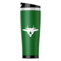 Thumbnail for Fighter Jet 35 Silhouette Designed Stainless Steel Travel Mugs