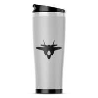 Thumbnail for Fighter Jet 35 Silhouette Designed Stainless Steel Travel Mugs