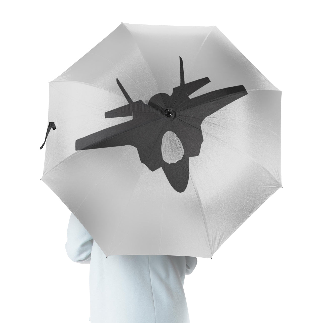 Fighter Jet 35 Silhouette Designed Umbrella
