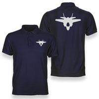 Thumbnail for Lockheed Martin F-35 Lightning II Silhouette Designed Double Side Polo T-Shirts