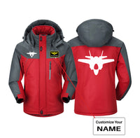 Thumbnail for Lockheed Martin F-35 Lightning II Silhouette Designed Thick Winter Jackets